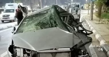 إصابة 4 أشخاص في حادث انقلاب سيارة على الكورنيش الغربى بسوهاج