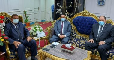 محافظ البحيرة يستقبل نائب وزير الزراعة للنهوض بمشروعات الثروة السمكية
