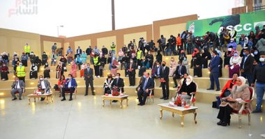 بدء احتفالية "تحيا مصر" لتسليم 158 فتاة أولى بالرعاية تجهيزات الزواج بالأسمرات