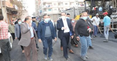 محافظ المنوفية يتفقد نسب التنفيذ لمشروعات الصرف الصحى بأشمون