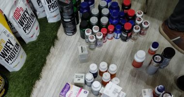 ضبط أدوية وعدسات لاصقة غير صالحة للاستهلاك ومجهولة المصدر بالغربية "صور"
