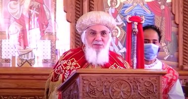 مطران سمالوط يترأس قداس الذكرى السادسة لشهداء الأقباط فى ليبيا.. صور