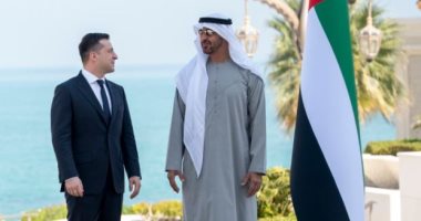 صور.. تفاصيل لقاء ولي عهد أبوظبي والرئيس الأوكراني 