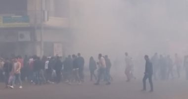 إصابة شخصين فى حريق مطعم بالمنصورة بسبب انفجار أنبوبة غاز.. صور