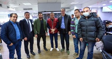 سيد معوض في زيارته لليوم السابع يتحدث عن الملفات الشائكة فى الكرة المصرية