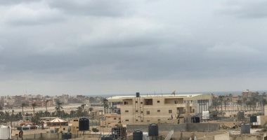 رياح مصحوبة بسقوط أمطار على سواحل شمال سيناء 