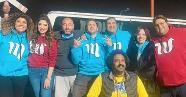 فركش.. شيكو يودع لوكيشن تصوير "اللعبة 2" بصورة مع نجوم المسلسل