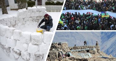 صور العالم هذا المساء.. عواصف ثلجية تجتاح الولايات المتحدة.. الجزائريون يحيون ذكرى الحراك الشعبي.. الهند تسحب قواتها من المنطقة المتنازع عليها مع الصين.. والفقر يجبر الأتراك على شراء المنتجات المنتهية الصلاحية