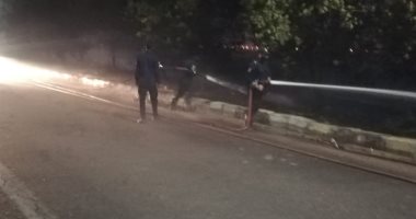 السيطرة على حريق نشب فى أشجار بسبب سوء الأحوال الجوية بقنا