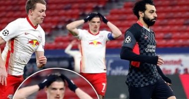 لايبزيج ضد ليفربول.. محمد صلاح يتسبب فى صدمة كبيرة لمدافع الفريق الألماني 