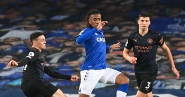 إيفرتون ضد مانشستر سيتي.. تعادل مثير بين الفريقين فى الشوط الأول 1-1 "فيديو"