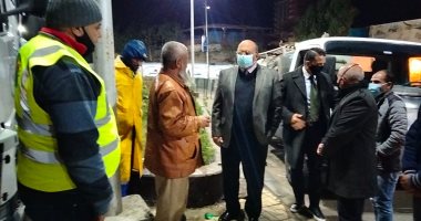 رئيس "مياه القناة" يتفقد معدات وسيارات كسح المياه فى شوارع الإسماعيلية.. صور