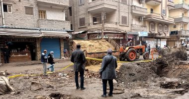 محافظة الغربية تصدر بيانا بشأن الهبوط المفاجئ بشارع الترعة بحى ثان المحلة