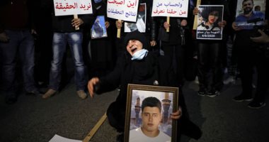 صور.. أهالي ضحايا انفجار بيروت يعتصمون أمام قصر العدل فى لبنان