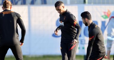 مصطفى محمد ينهى تدريباته مع جالاتا سراى قبل مواجهة ألانيا بالدوري التركي.. صور