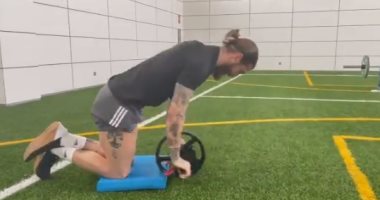 راموس يواصل التأهيل للعودة لتدريبات ريال مدريد.. فيديو وصور