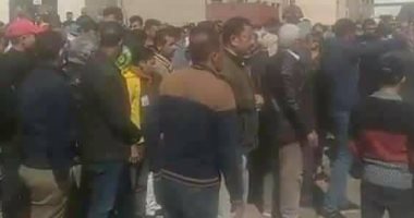 تشييع جثمان سائق دليفرى لقى مصرعه فى حادث تصادم بالمحلة
