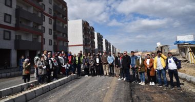 استمرار الزيارات الميدانية لشباب بورسعيد للمشروعات التنموية والسكنية