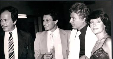 صورة نادرة تجمع خالد زكى فى عيد ميلاده بكمال الشناوى وسعيد عبد الغنى