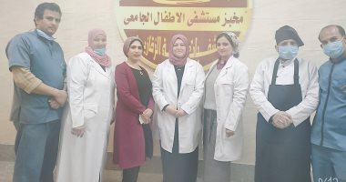 جامعة الزقازيق تفتتح أول مخبز لتوفير مخبوزات وأطعمة خالية من الجلوتين لأطفال مرضى خلل التمثيل الغذائى والحساسية.. مدير المستشفى: المخبز يعمل وفق طبيعة كل حالة.. ويقدم 20 نوعا من الأطعمة والحلويات.. فيديو وصور