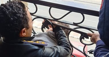 الحماية المدنية بالقليوبية تنقذ طفلا حشرت رأسه في سور بلكونة بالعبور