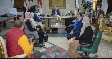 محافظ جنوب سيناء يلتقى أعضاء لجنة جهاز التفتيش الفنى على أعمال البناء