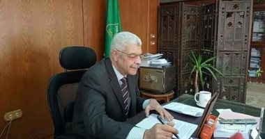 نائب رئيس جامعة المنوفية يجتمع بممثلى طلاب الدراسات العليا الوافدين أون لاين