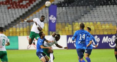 المصرى يتعادل مع سموحة 1 -1 وأحمد رفعت يرفض هدية الـ"var".. فيديو وصور