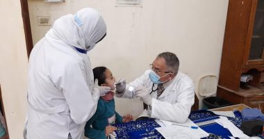 صحة القليوبية: فحص 1362 مريض بالقافلة الطبية المجانية بقرية طحلة ببنها