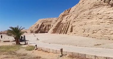معجزة تتكرر منذ 3200 سنة..استمرار الاحتفال بتعامد الشمس فى أبي سمبل (لايف)