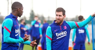 ضحك ولعب وجد في تدريبات برشلونة قبل مواجهة إلتشي