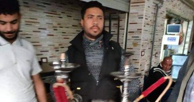 حي شمال الجيزة يضبط 300 شيشة بمقاهى مخالفة.. صور