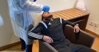 مسحة كورونا للاعبى منتخب المصارعة قبل السفر الى المجر