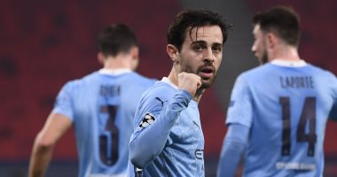 مانشستر سيتي يتفوق على بوروسيا مونشنجلادباخ بالشوط الأول فى دورى الأبطال