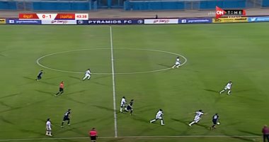 بيراميدز يتقدم على الجونة بهدف أسامة جلال في الشوط الأول.. فيديو