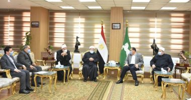 محافظ الشرقية يستقبل مفتى الجمهورية لتفعيل التعاون لتنفيذ مبادرة حياة كريمة