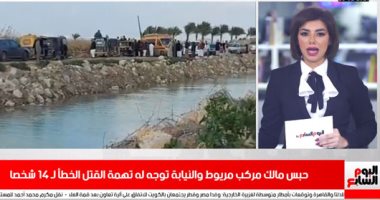 حكاية روميو وجولييت المصرية وحبس مالك مركب مريوط فى نشرة حصاد تليفزيون اليوم السابع