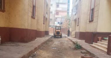 مجلس مدينة زفتى يشن حملة تطهير بمساكن الجزيرة بعد تسليمها للمستحقين