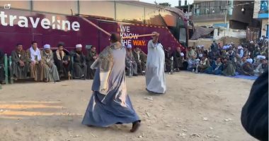 تحطيب ومدائح فى احتفالات أهالى العوامية بمولد الشيخ أبو الغطاس.. فيديو وصور