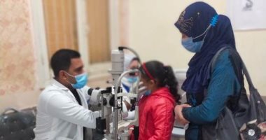 فحص 600 مواطن بقافلة "نور حياة" للكشف على أمراض العيون بالمنوفية