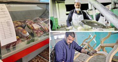 منتجات السجناء خلف الأسوار تحمل شعار "صنع فى السجن".. صور