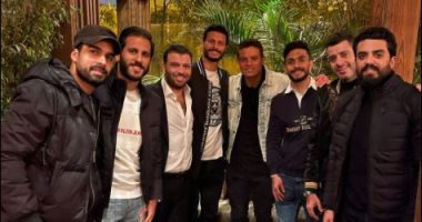سعد سمير ومحمد الشناوي وعماد متعب يهنئون مروان محسن بعيد ميلاده.. صور