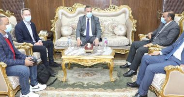 محافـظ المنوفية يلتقى وفد شركة نرويجية رائدة فى مجال الاستزراع السمكى