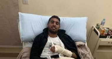 أحمد ياسر ريان يلحق بمباراة الزمالك بعد تثبيت كسر اليد