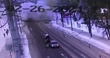 لحظة انفجار مقهى بمدينة نيجنى نوفجورود فى روسيا وإصابة 3 أشخاص.. فيديو