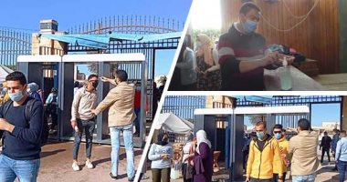 انطلاق امتحانات الفصل الدراسى الأول بالجامعات وسط إجراءات صارمة.. خطة متكاملة بجامعة بنى سويف.. و"دمياط والوادى الجديد والإسكندرية" تطبق كافة الإجراءات الوقاية.. كفر الشيخ: شغل مساحة 50% فقط من سعة المدرجات