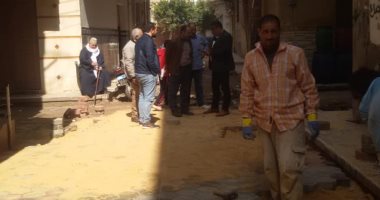  استمرار حملات رفع الإشغالات وأعمال النظافة ورصف الشوارع بكفر الشيخ.. صور