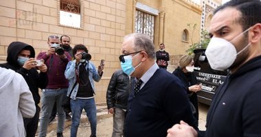 تشييع جنازة الفنان الراحل يوسف شعبان.. ألبوم صور