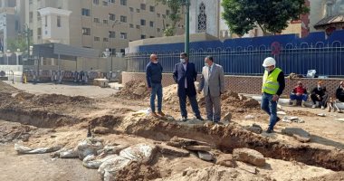 محافظ أسيوط يشدد على الانتهاء من إصلاح خط الغاز الطبيعى بكورنيش النيل ..صور