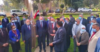 سفير الاتحاد الأوروبى لدى مصر يزور متاحف الرى بالقناطر الخيرية .. صور 